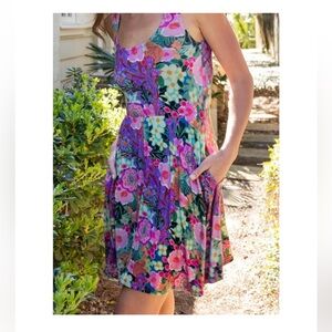 Natural Life Opal "ButterSoft" Ballet Dress - Pink Painted Garden Size Small